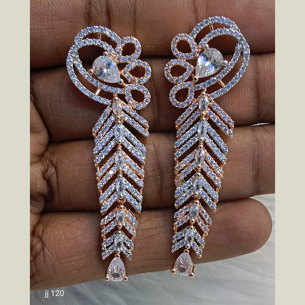 Jain Jewellers Ad Stone Dangler Earrings