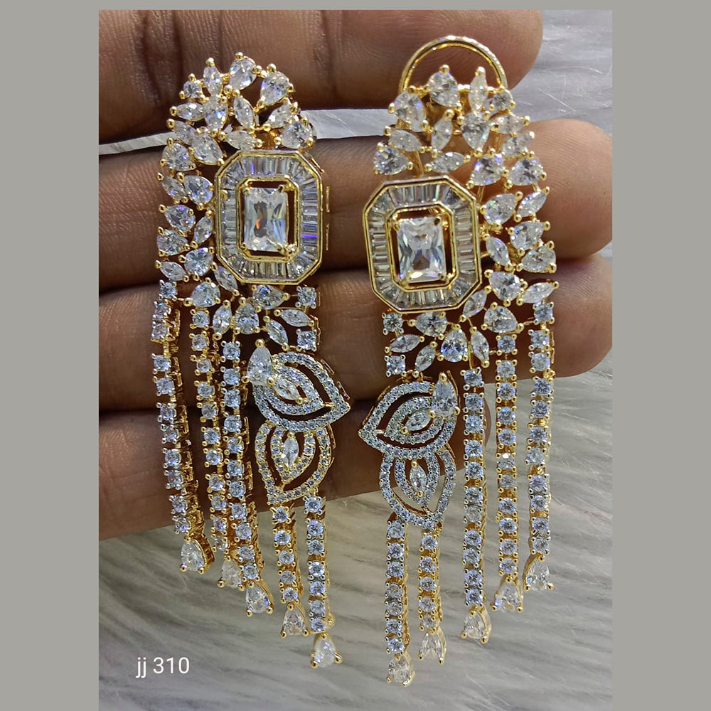 Jain Jewellers Ad Stone Dangler Earrings