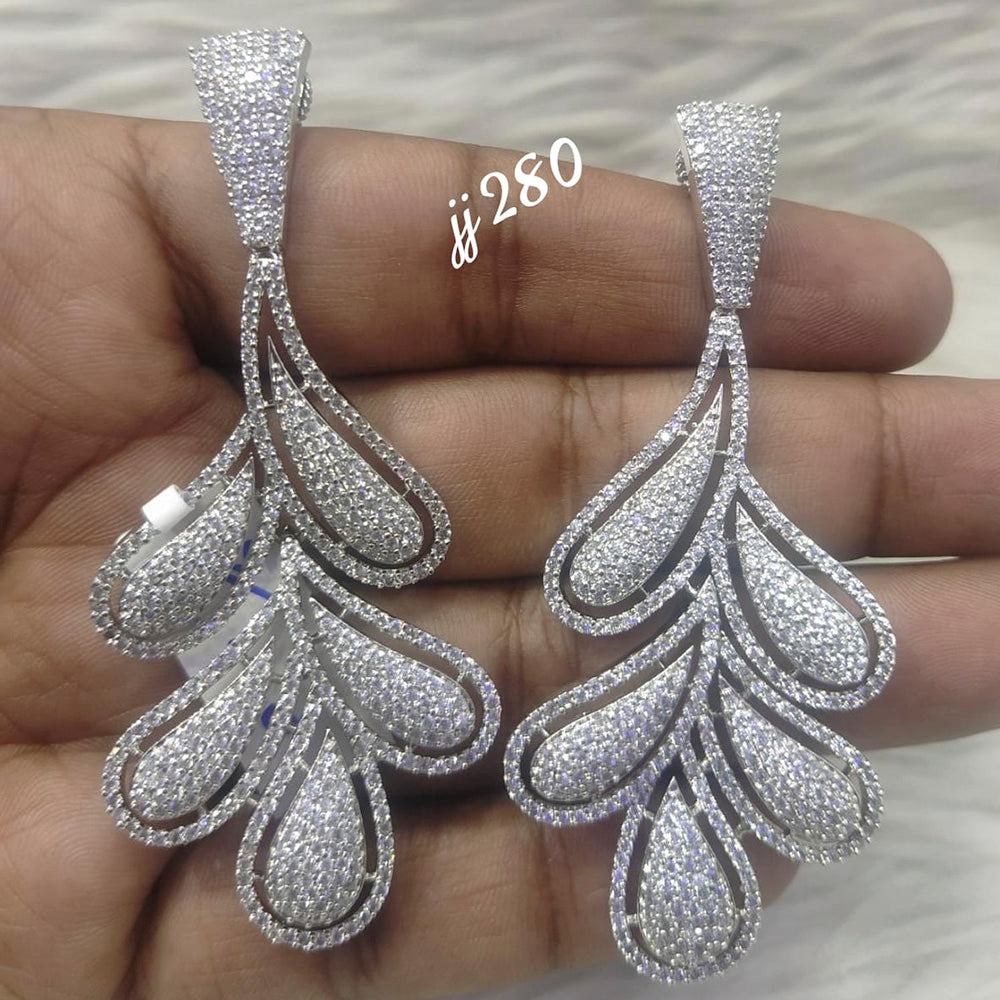 Jain Jewellers Ad Stone Dangler Earrings