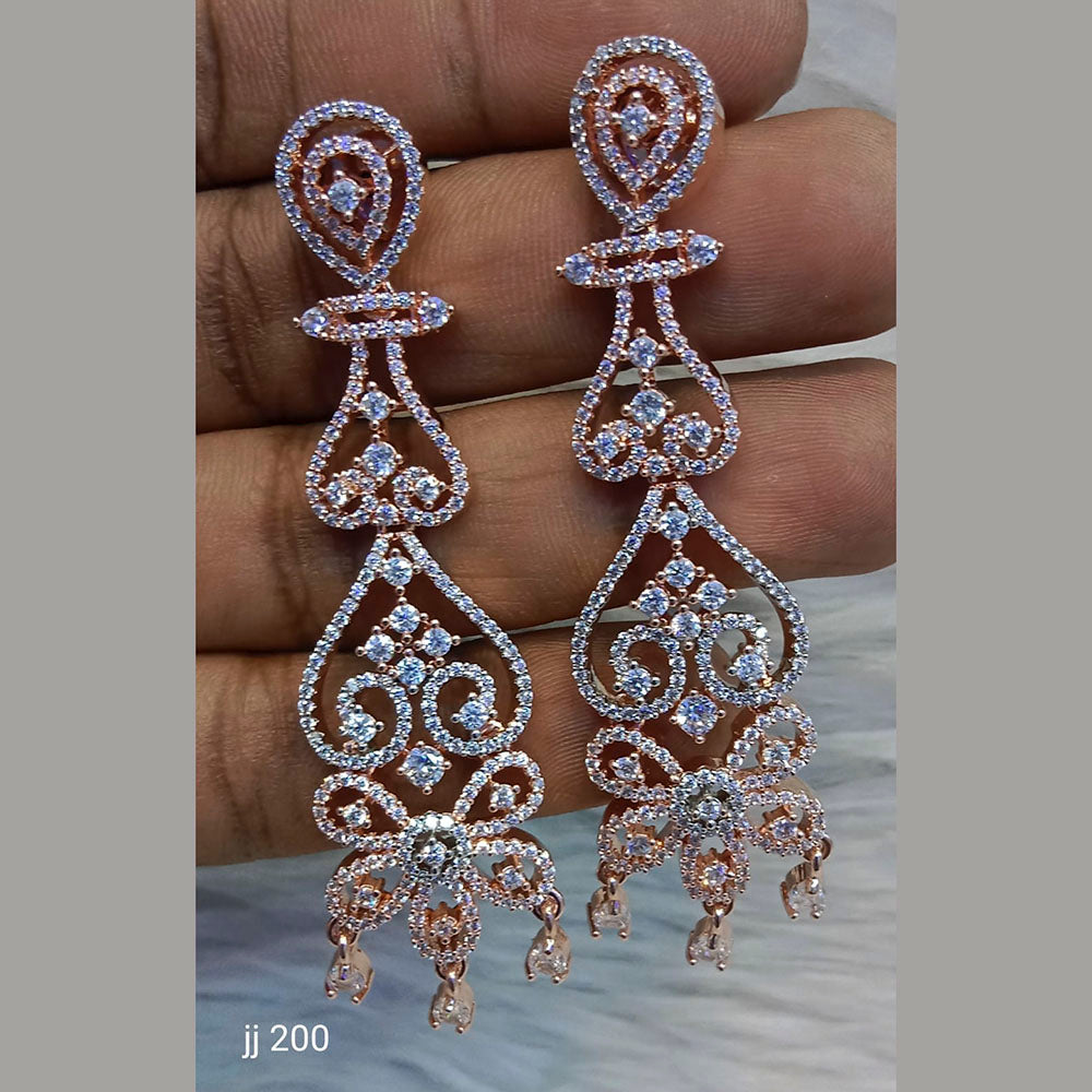 Jain Jewellers Ad Stone Dangler Earrings