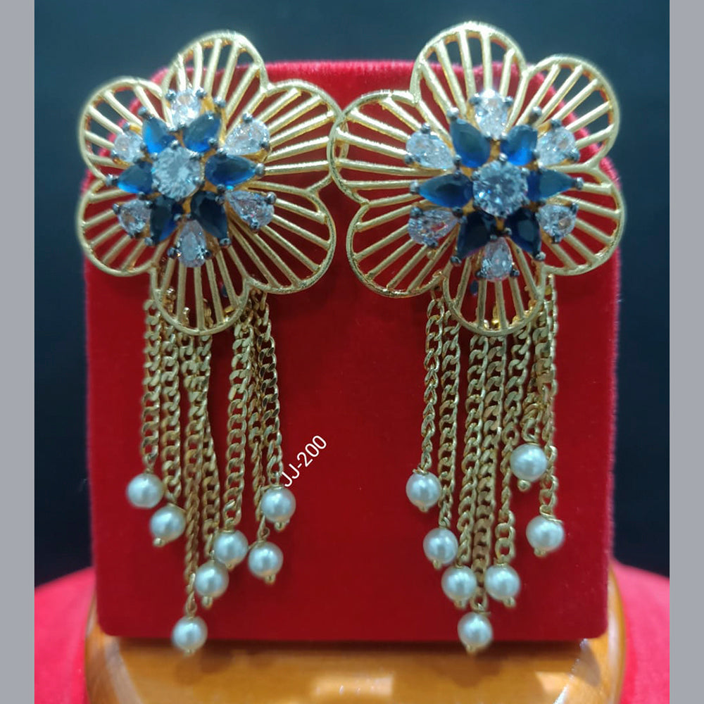Jain Jewellers Ad Stone Dangler Earrings