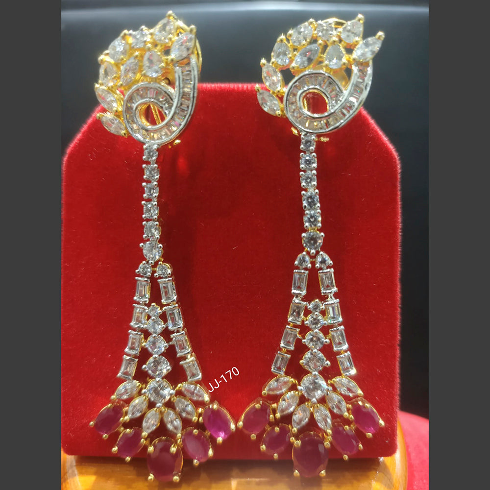 Jain Jewellers Ad Stone Dangler Earrings