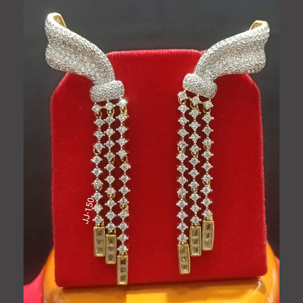 Jain Jewellers Ad Stone Dangler Earrings
