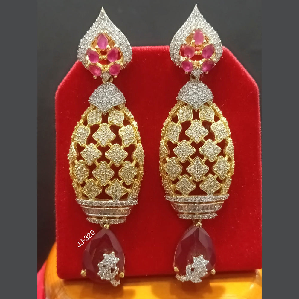 Jain Jewellers Ad Stone Dangler Earrings