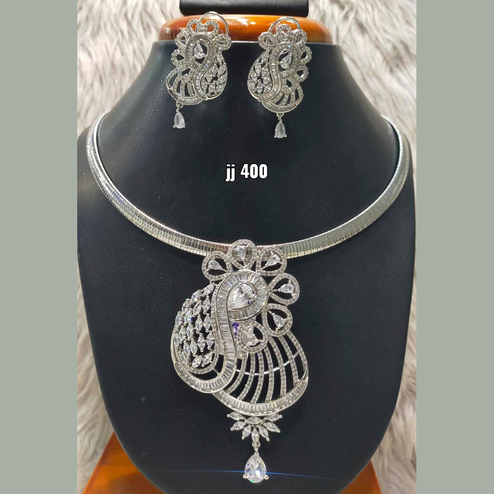 Jain Jewellers Ad Stone Pendant Set