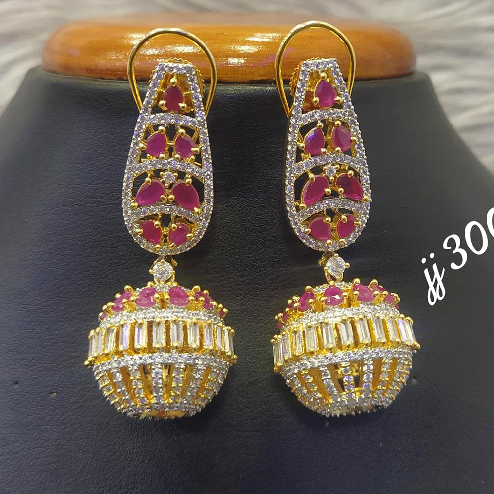 Jain Jewellers Ad Stone Dangler Earrings