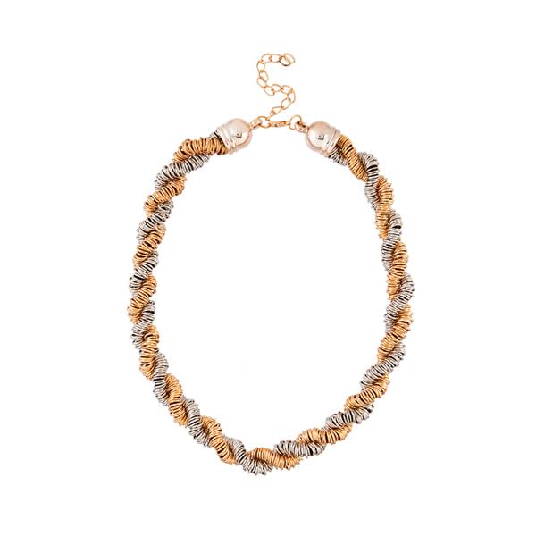 Urthn 2 Tone Plated Statement Necklace - 1107026