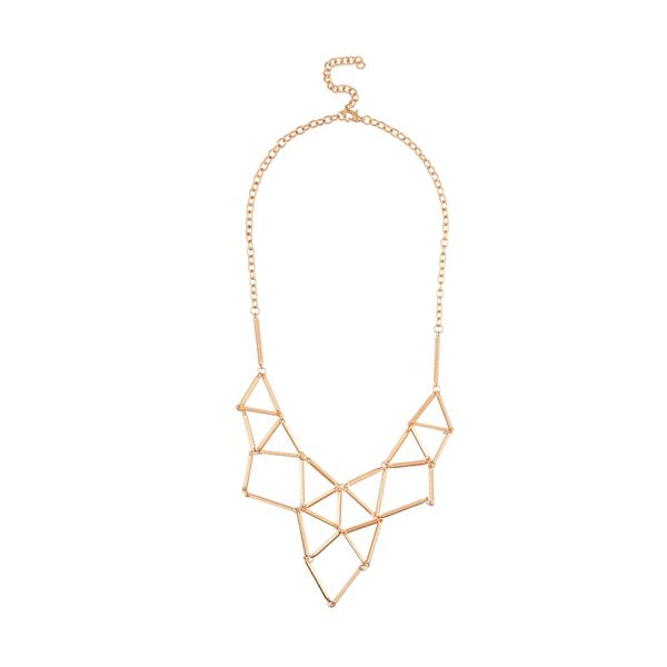 Urthn Gold Plated Statement Necklace - 1109227A
