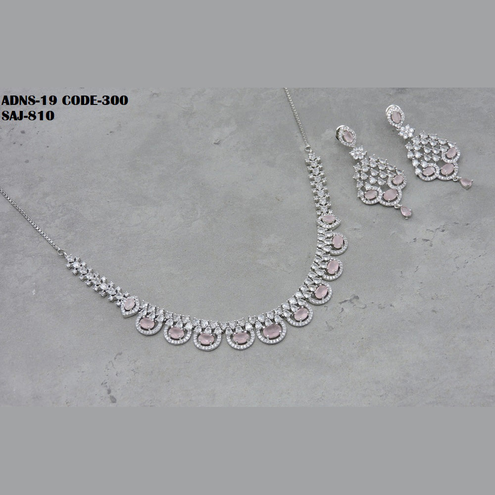 Soni Art Jewellery Ad Stone Necklace Set