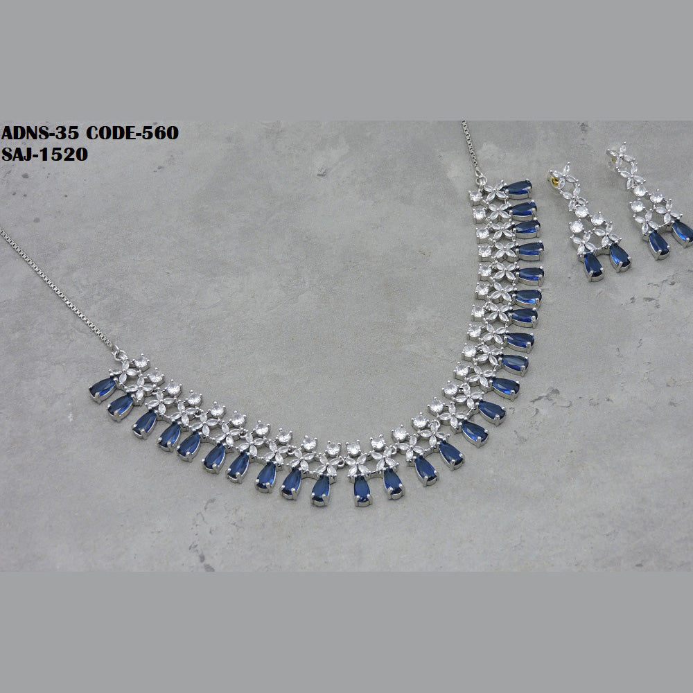 Soni Art Jewellery Ad Stone Necklace Set