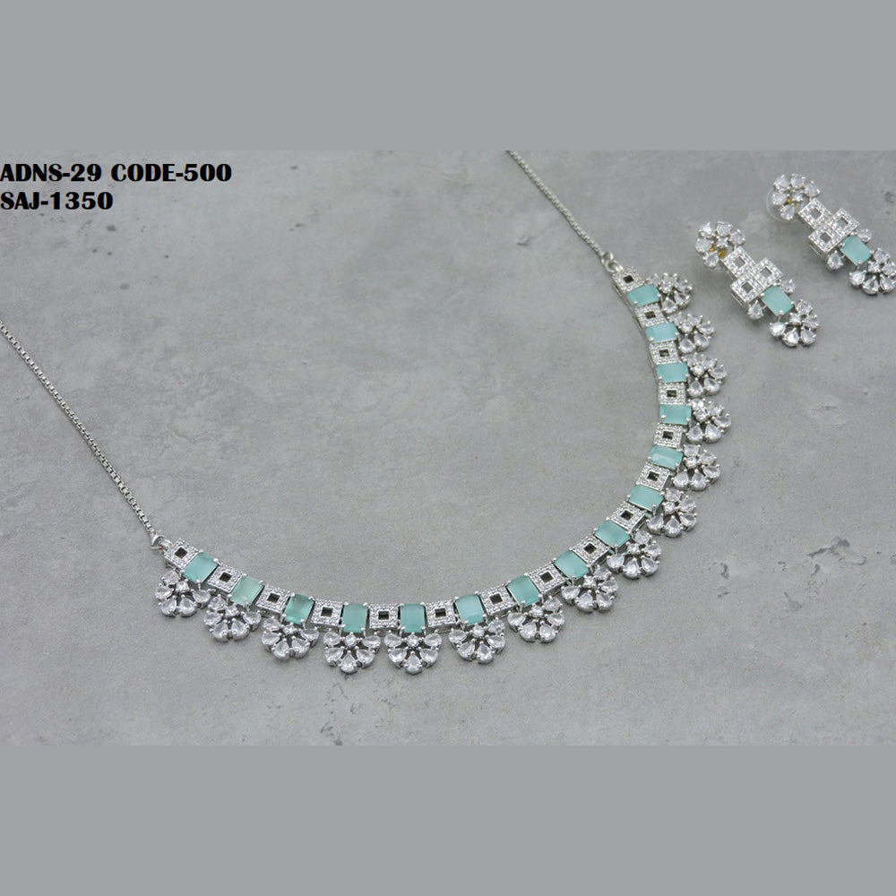 Soni Art Jewellery Ad Stone Necklace Set