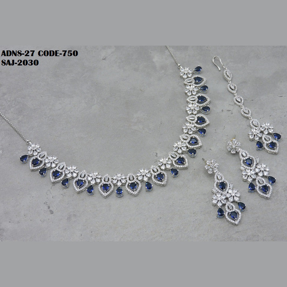 Soni Art Jewellery Ad Stone Necklace Set