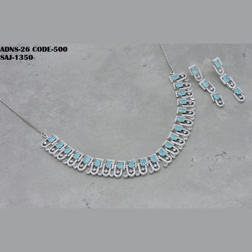 Soni Art Jewellery Ad Stone Necklace Set