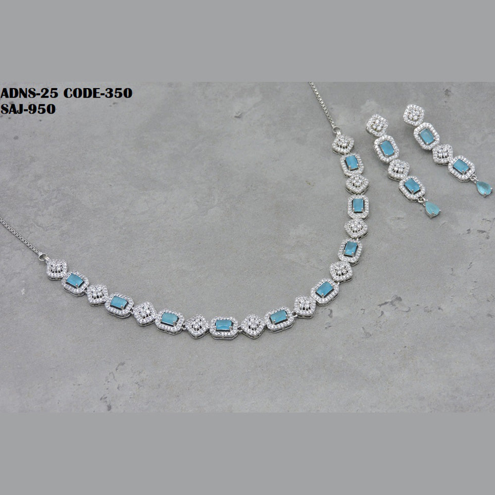 Soni Art Jewellery Ad Stone Necklace Set