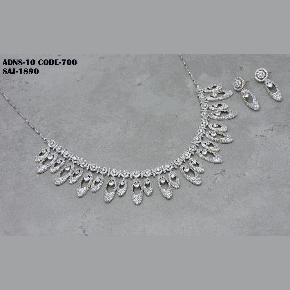 Soni Art Jewellery Ad Stone Necklace Set