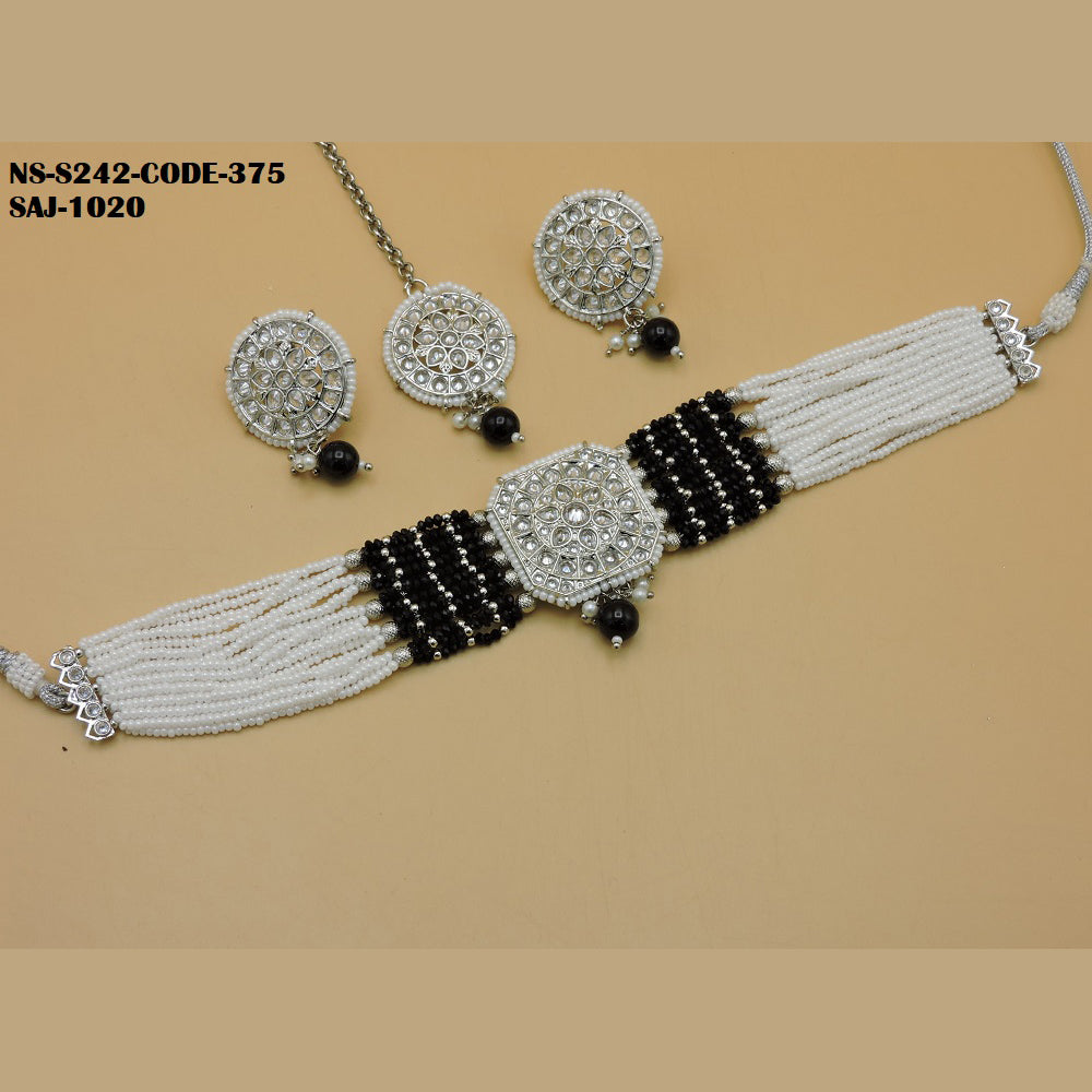 Soni Art Jewellery Kundan Choker necklace set