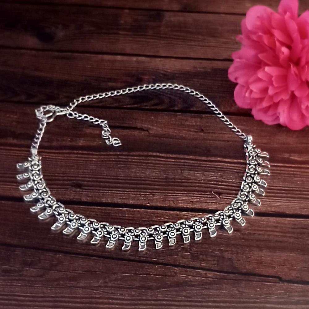 Jeweljunk Navratri Special Oxidised Plated Necklace - 1114547