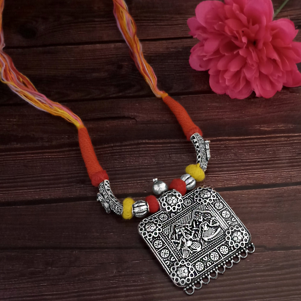 Jeweljunk Navratri Special Oxidised Necklace