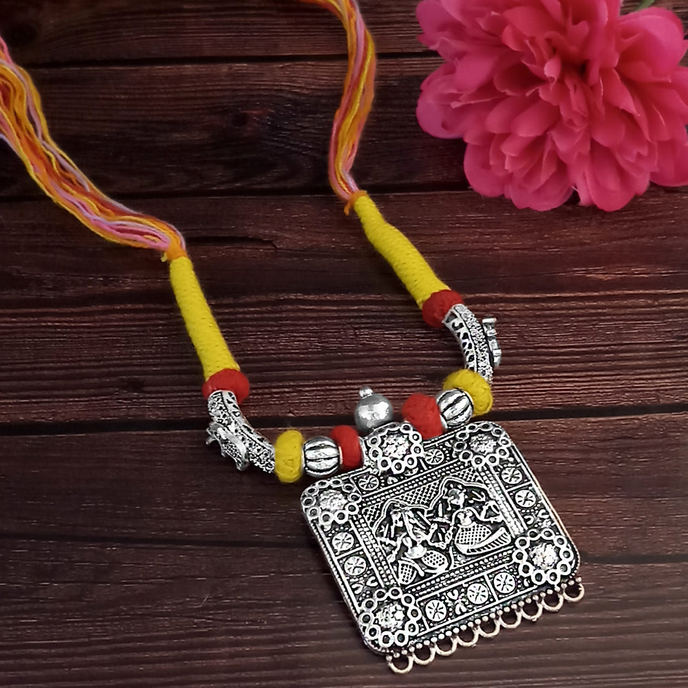 Jeweljunk Navratri Special Oxidised Necklace