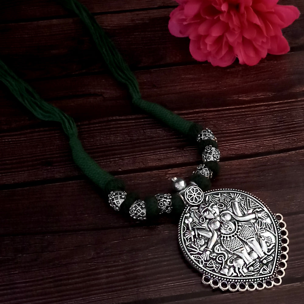 Jeweljunk Navratri Special Oxidised Necklace