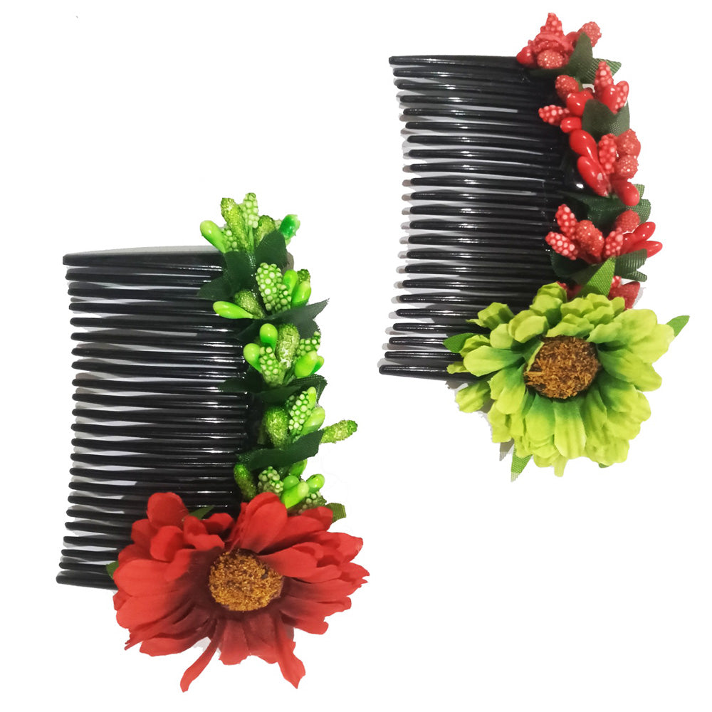 Kavyas Kreation Floral Hair Brooch