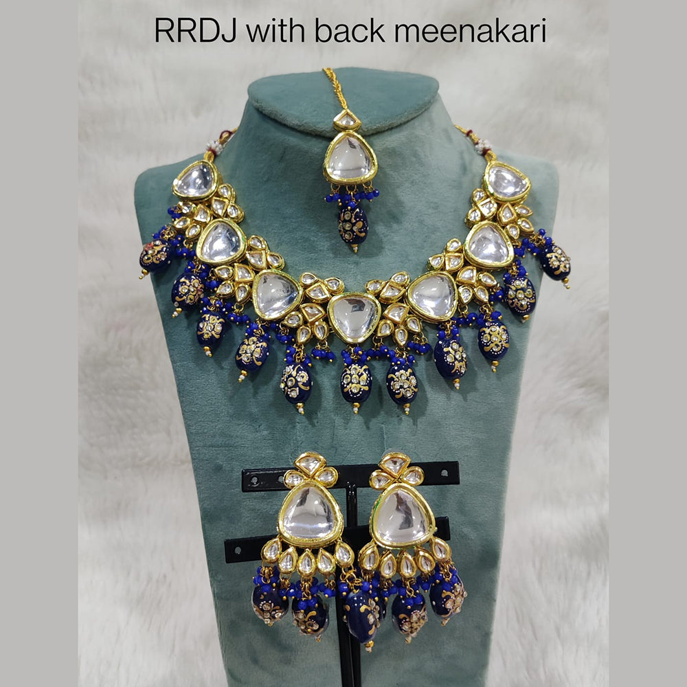 Everlasting Quality Jewels Kundan Stone Choker Necklace Set