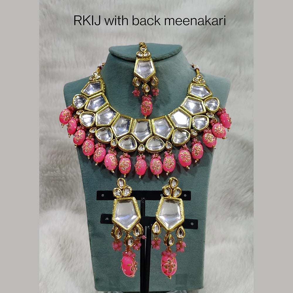 Everlasting Quality Jewels Kundan Stone Choker Necklace Set