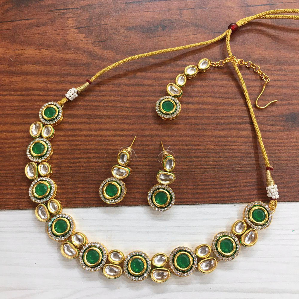 Everlasting Quality Jewels Kundan Stone Choker Necklace Set