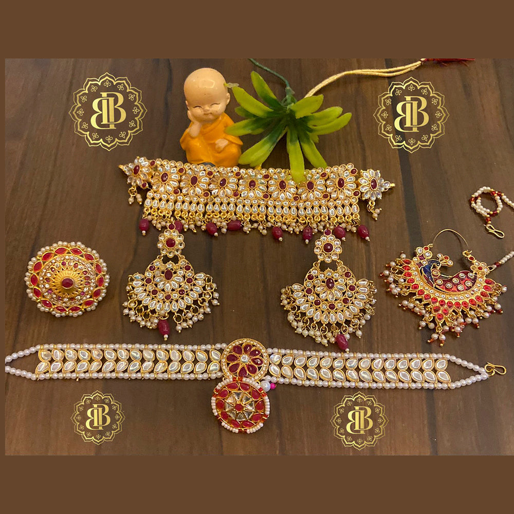 Everlasting Quality Jewels Bridal Choker Necklace Set