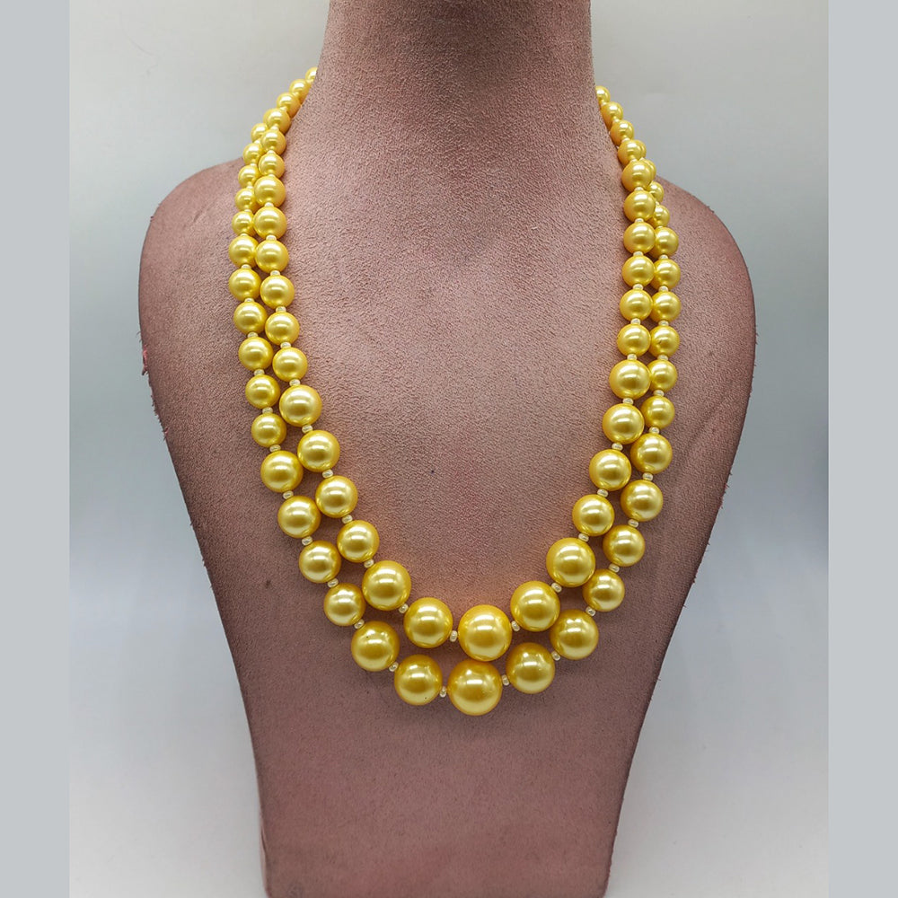 MG Beads Shellpearl Graduation Necklace