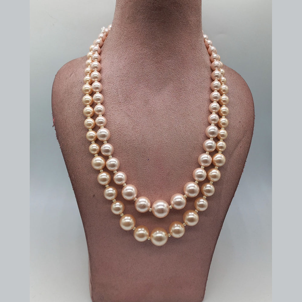 MG Beads Shellpearl Graduation Necklace