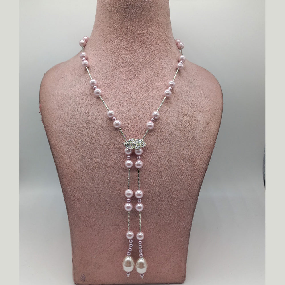 MG Beads Shellpearl Fancy Chain Necklace