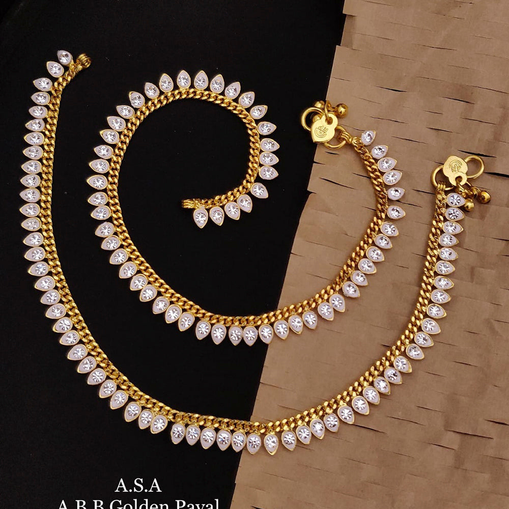 FS Collection Gold Plated Fancy Payal