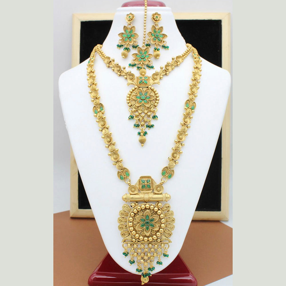 FS Collection Gold Plated Bridal Set