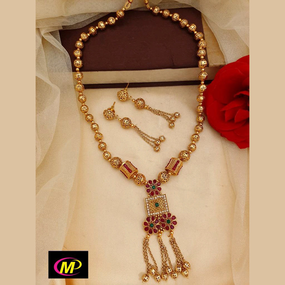 FS Collection Gold Plated Necklace