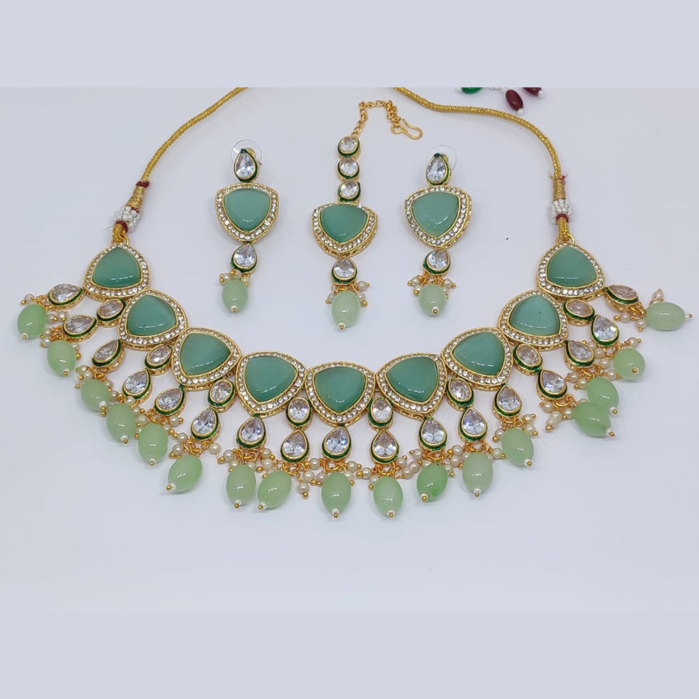 FS Collection Kundan Necklace Set