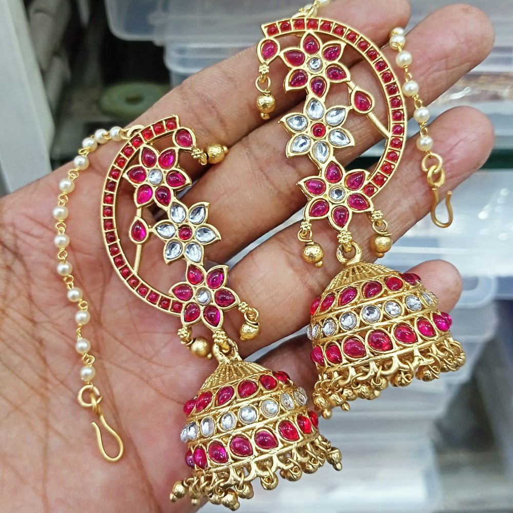 FS Collection Kanchain Jhumki Earrings
