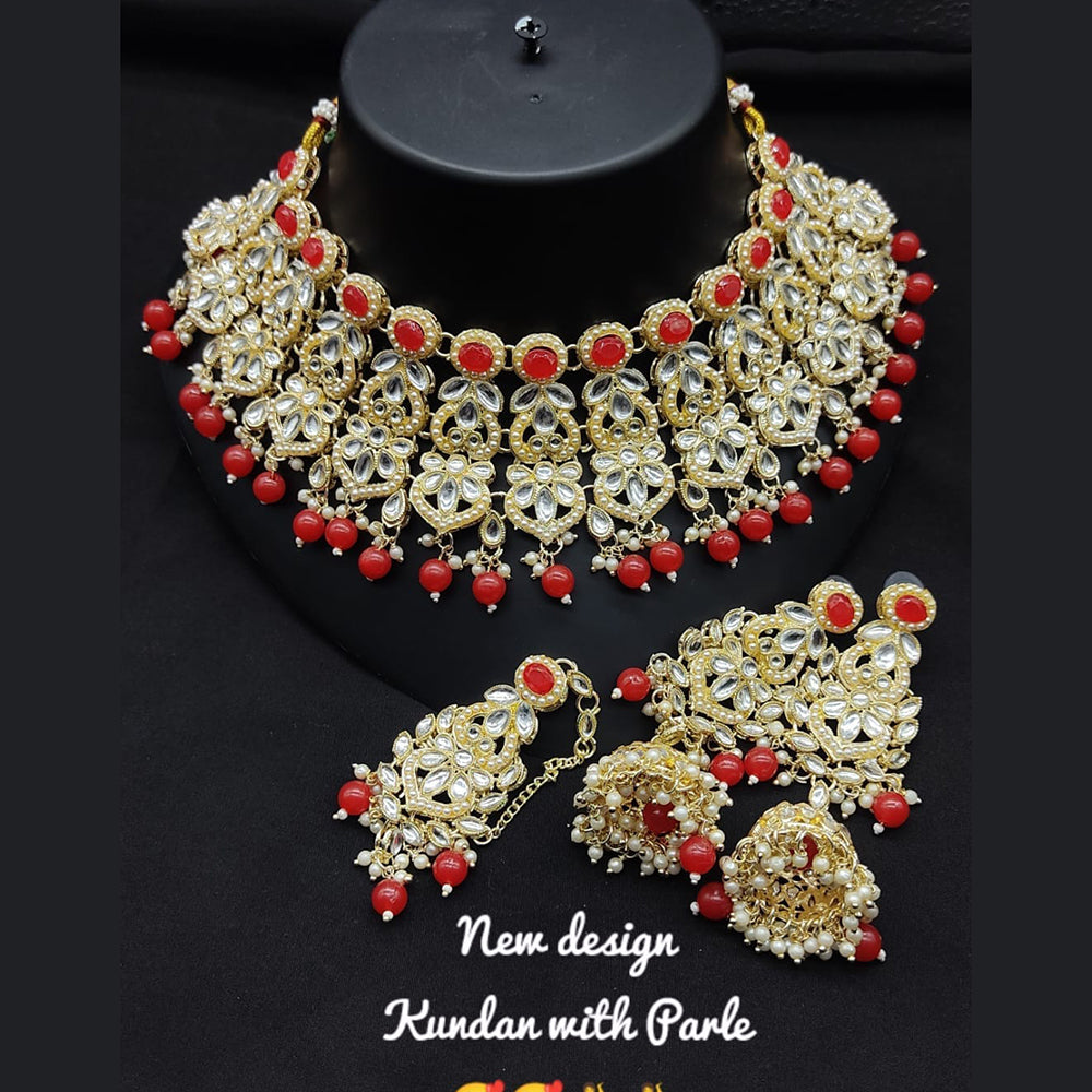 FS Collection Kundan Necklace Set