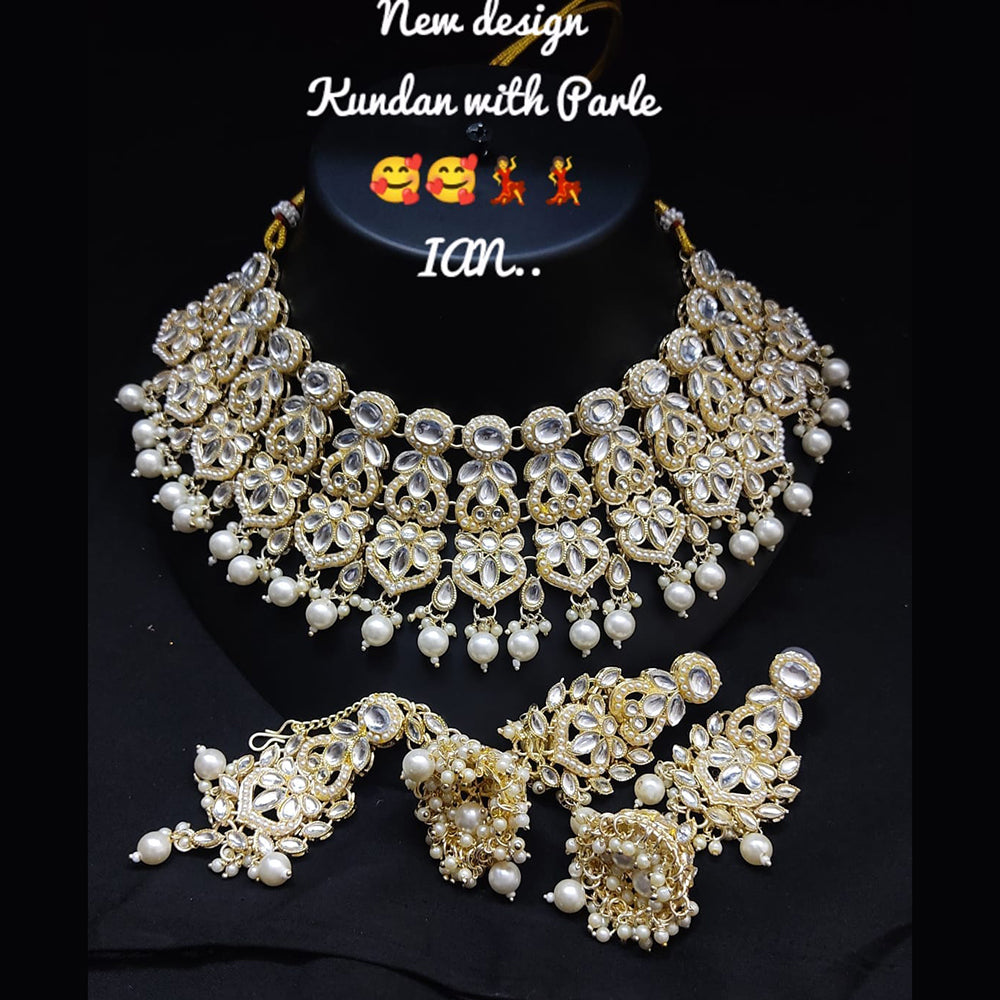 FS Collection Kundan Necklace Set