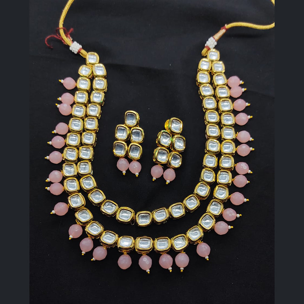 FS Collection Kundan Necklace Set