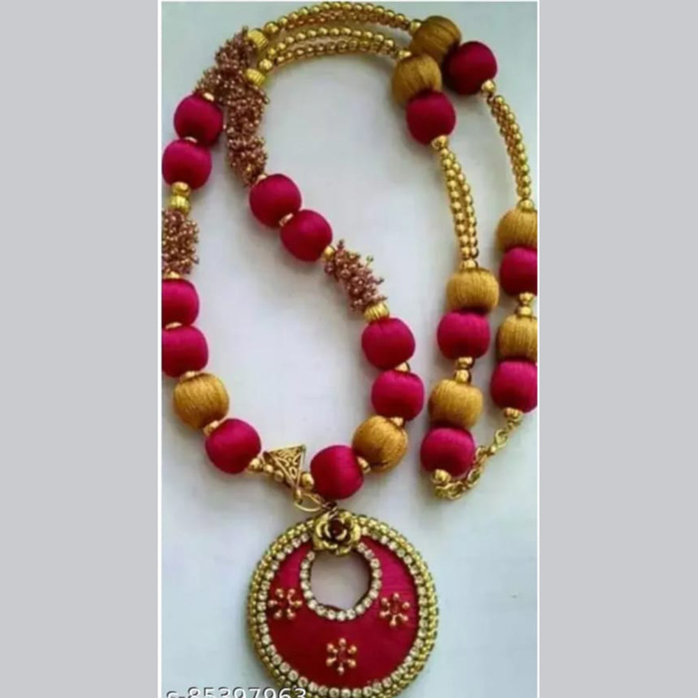 FS Collection Gold Plated Long Necklace