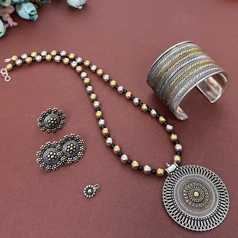 FS Collection Oxidised Plated Combo Set