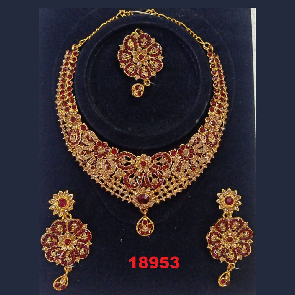 Crescent Creation Austrian Stone Necklace Set - 11471023