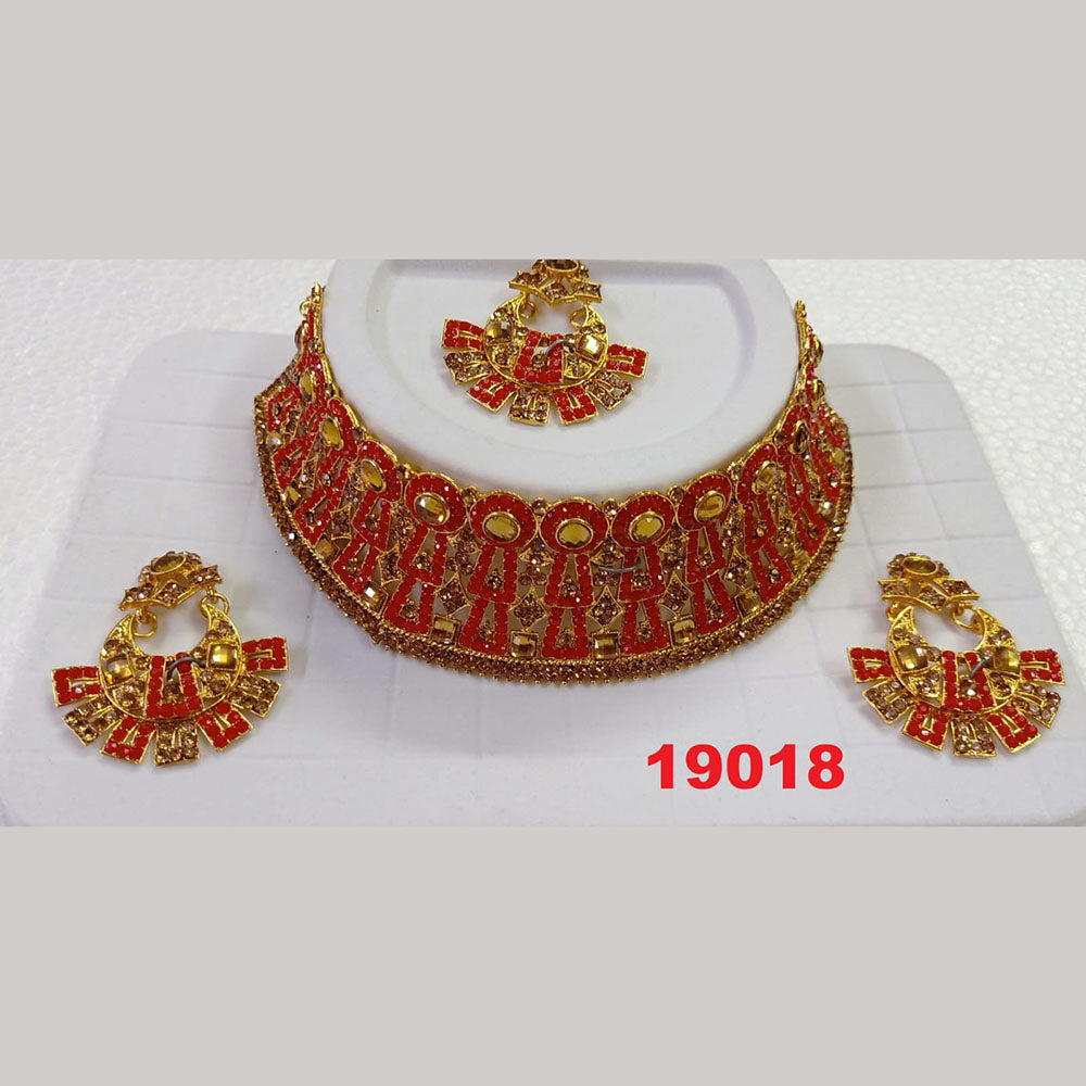 Crescent Creation Austrian Stone Necklace Set - 11471033