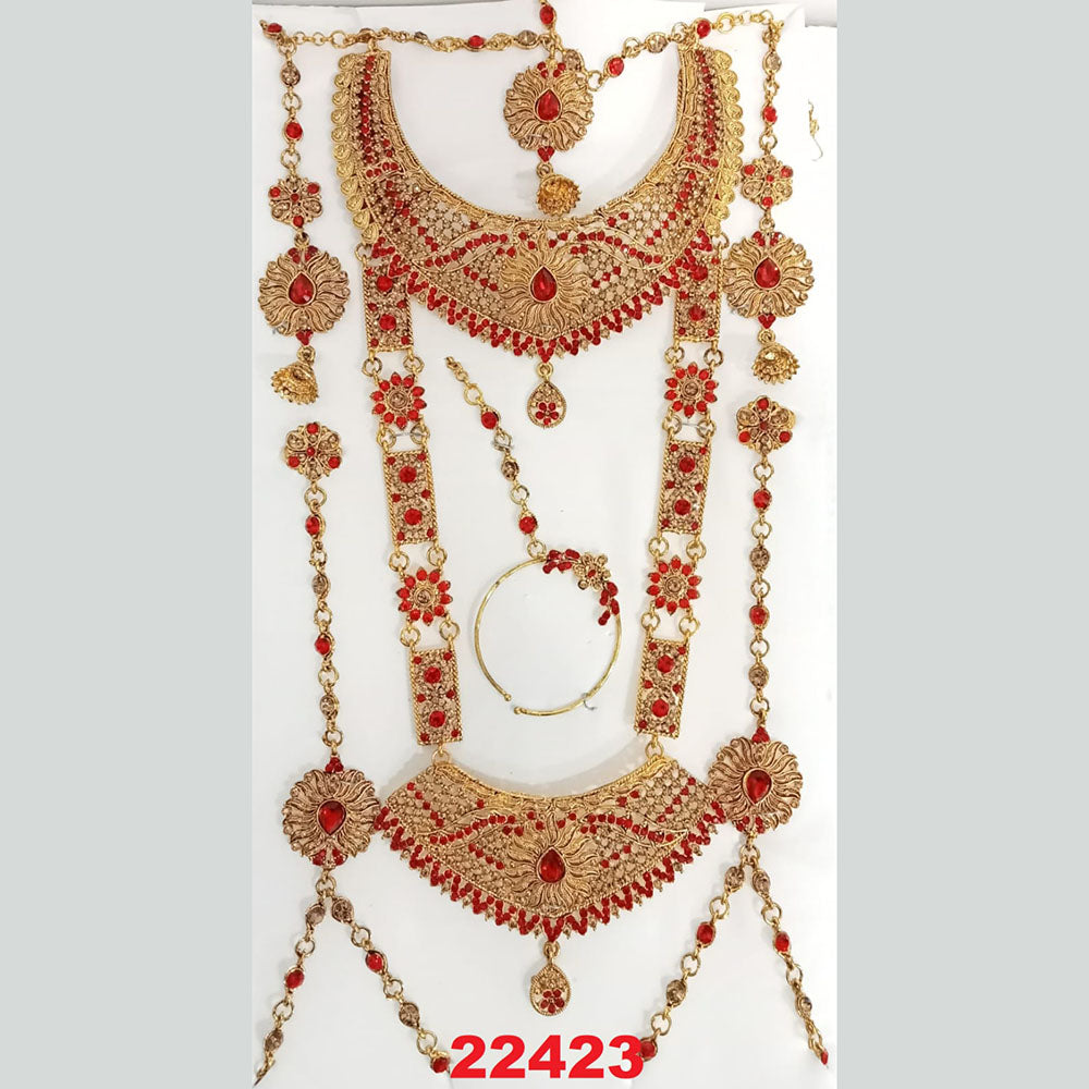 Crescent Creation Austrian Stone Bridal Jewellery Set