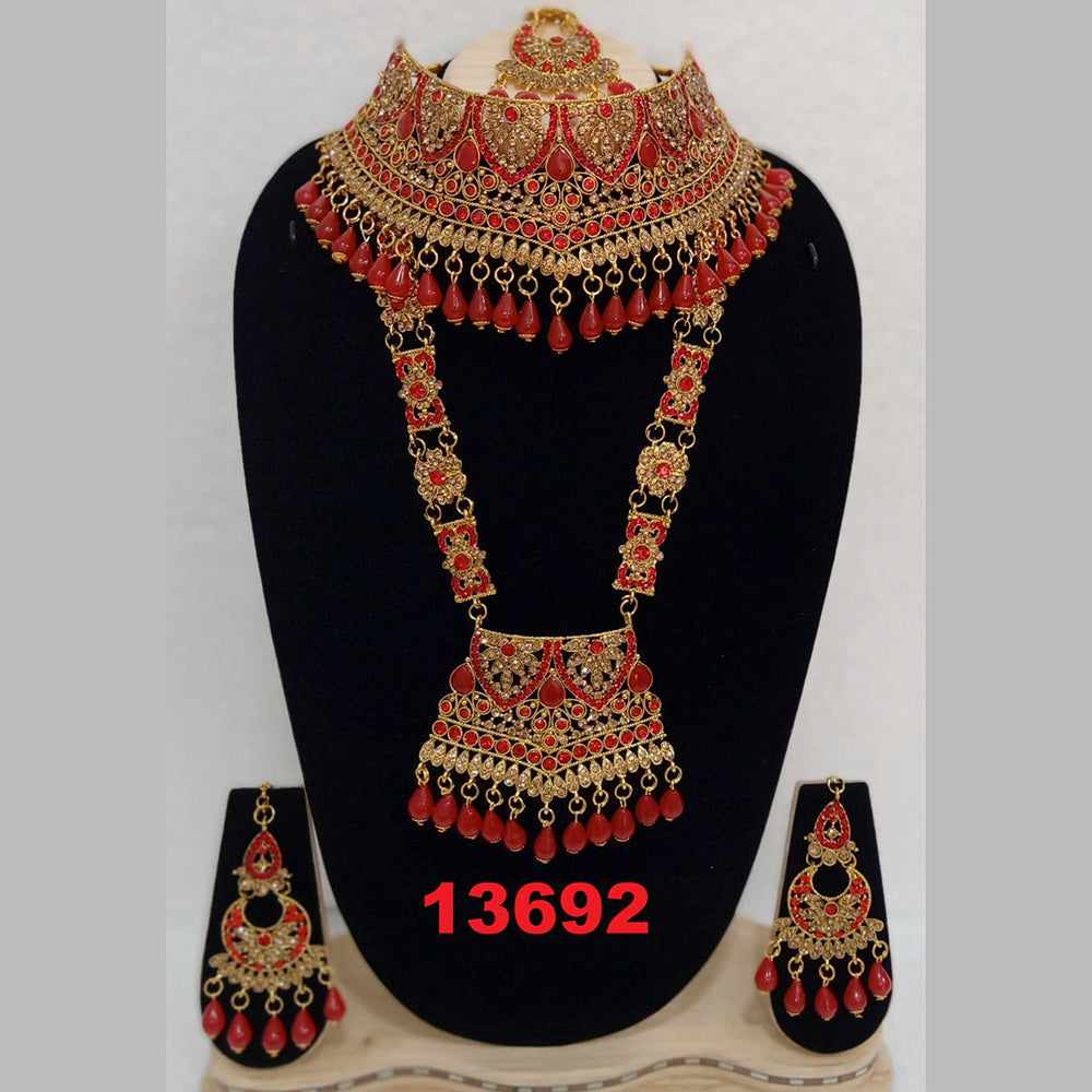 Crescent Creation Austrian Stone Bridal Jewellery Set