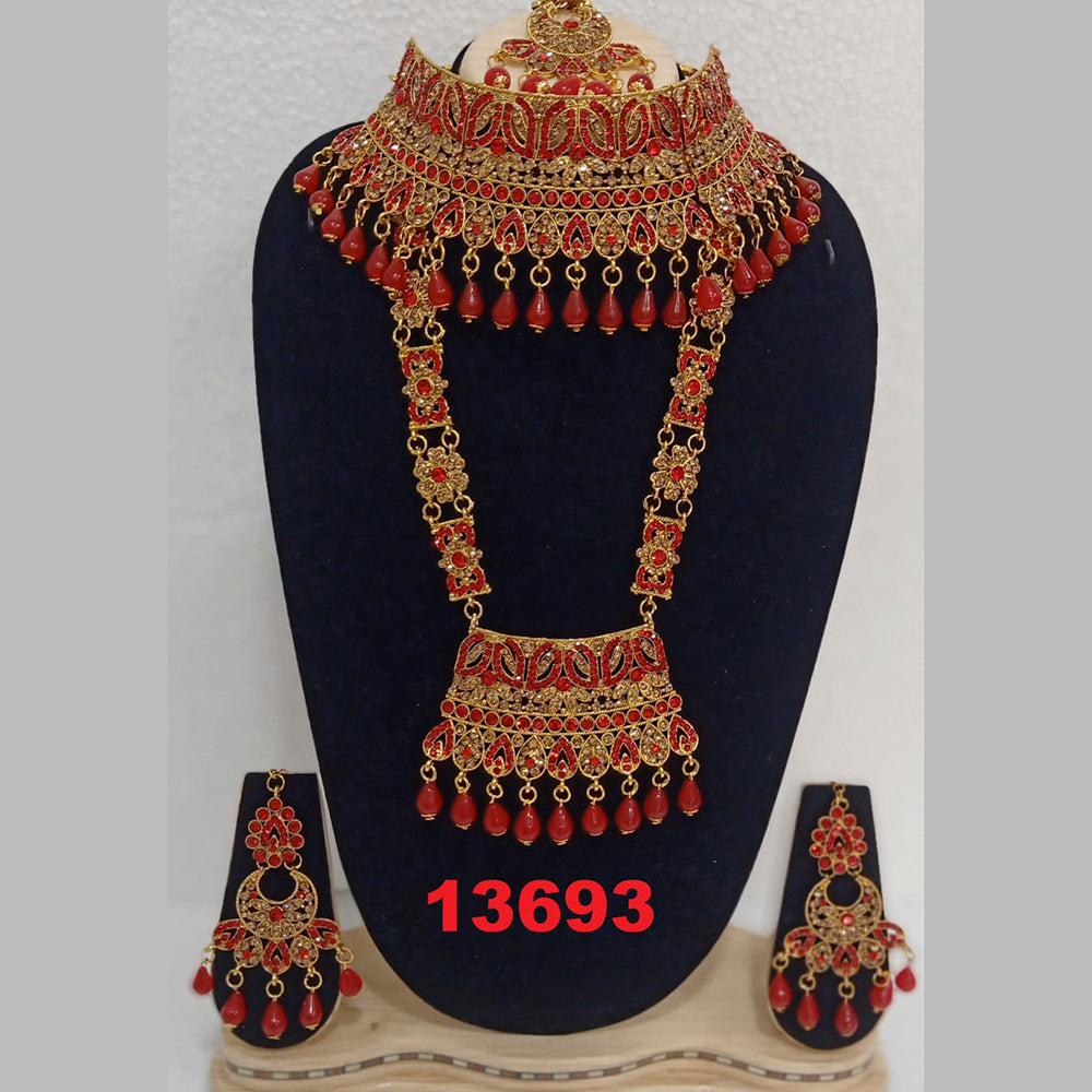 Crescent Creation Austrian Stone Bridal Jewellery Set