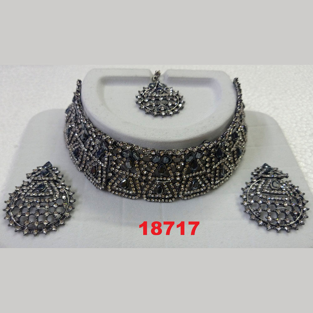 Crescent Creation Austrian Stone Necklace Set
