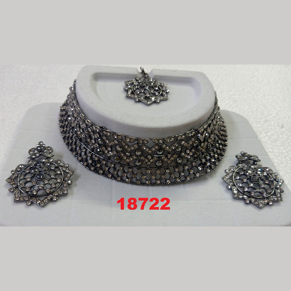 Crescent Creation Austrian Stone Necklace Set