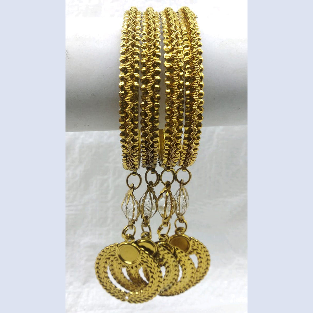 Star Bangles Gold Plated Bangle Set